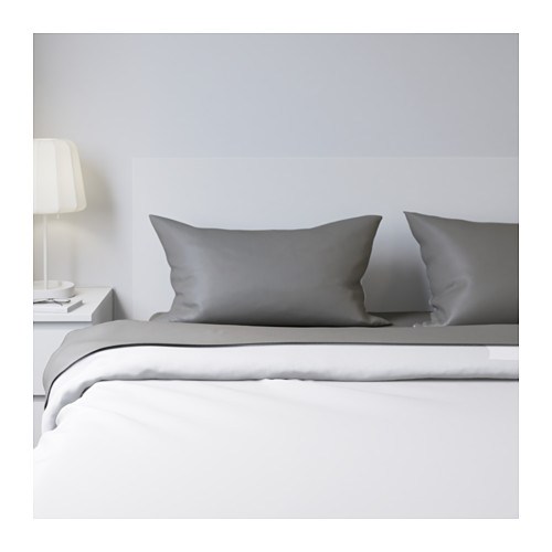 Ikea sheet set gray