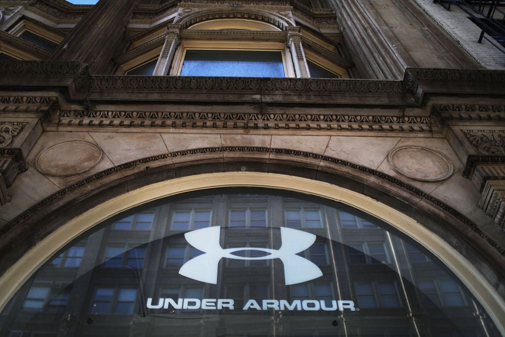 Under Armour store front in NYC