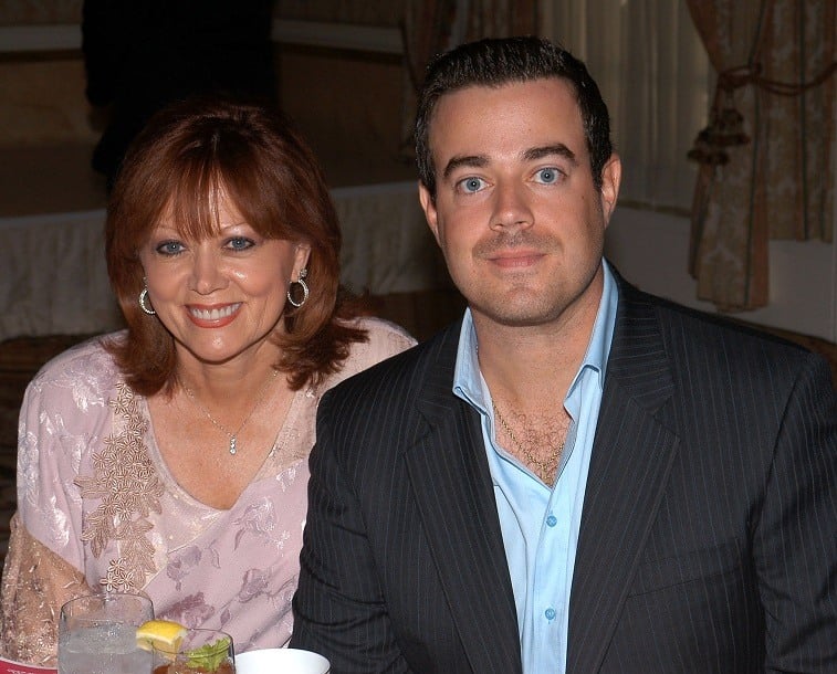 Carson Daly & Pattie Caruso Daly Carson Daly and his mother, Pattie Caruso Daly