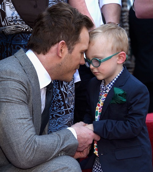 Chris Pratt and son Jack Pratt Chris Pratt & son Jack Pratt
