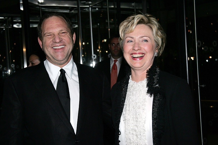 Hillary Clinton and Harvey Weinstein in 2004