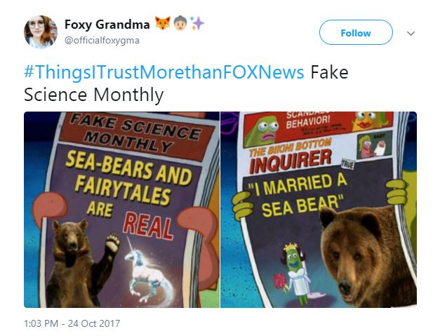 a Tweet of Fake Science Magazine a Tweet of Fake Science Magazine