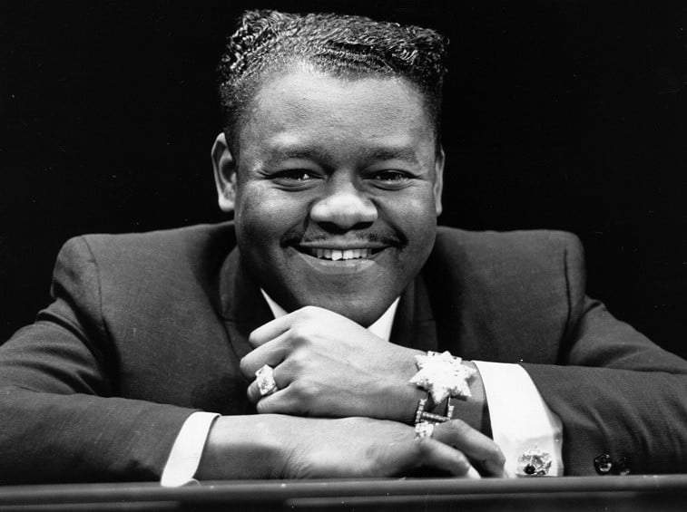 Singer and pianist Fats Domino Singer Fats Domino