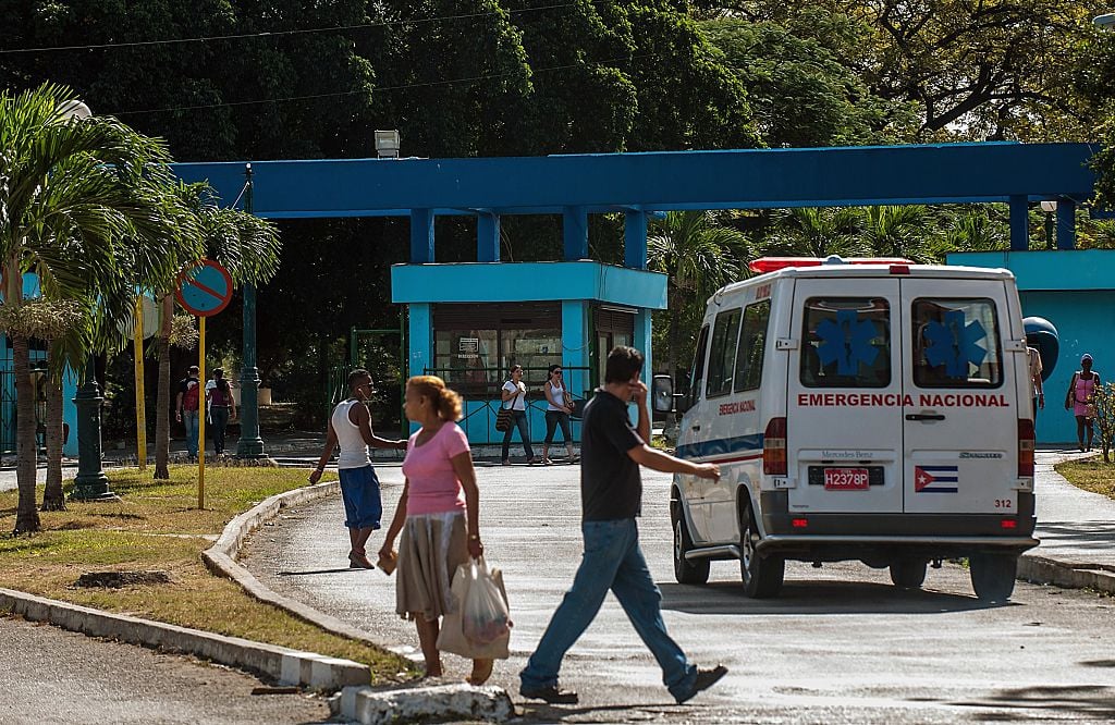 an ambulance in Cuba