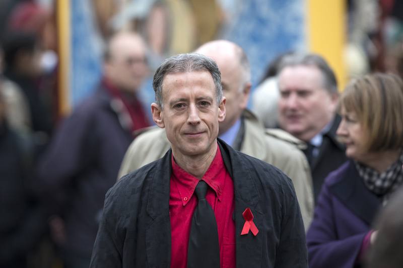 Peter Tatchell arrives at St Margaret's Church to attend the funeral for Tony Benn on March 27, 2014 in London, England Peter Tatchell arrives at St Margaret's Church to attend the funeral for Tony Benn on March 27, 2014 in London, England
