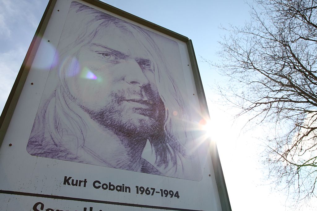 a poster of Kurt Cobain Kurt Cobain poster
