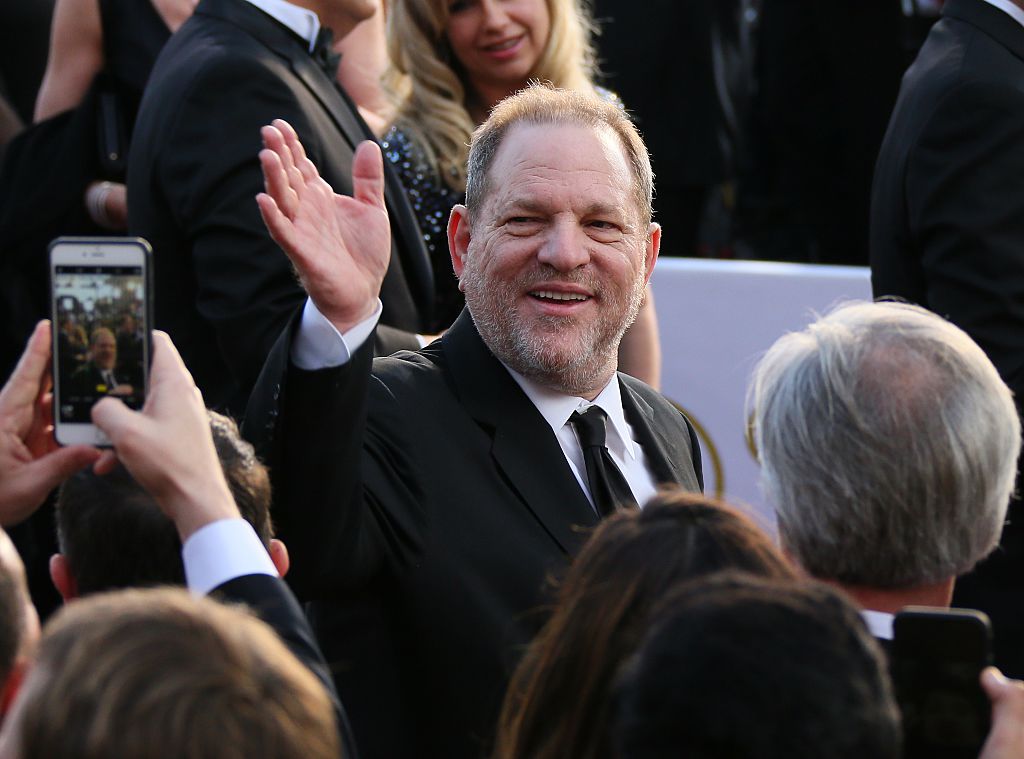 Harvey Weinstein with reporters Harvey Weinstein with reporters