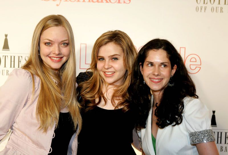 Actresses Amanda Seyfried, Mae Whitman and Annie Quinn arrive at Life & Style Magazine's Stylemakers 