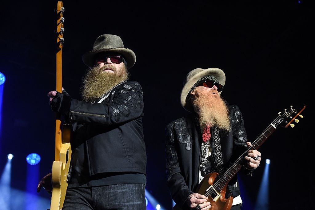 Members of the band ZZ Top, Dusty Hill and Billy Gibbons Members of the band ZZ Top, Dusty Hill and Billy Gibbons