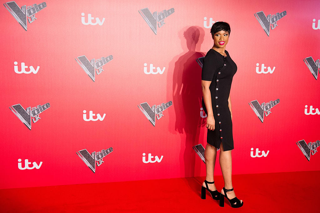 Jennifer Hudson arrives for the press launch of The Voice UK at Millbank Tower on January 4, 2017 in London, England.