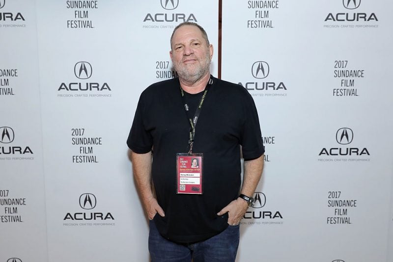 Harvey Weinstein poses with his hands in his pockets in 2017 Harvey Weinstein poses with his hands in his pockets in 2017