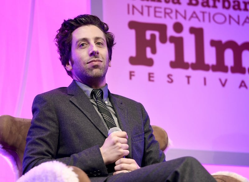 Actor Simon Helberg speaks onstage during the Virtuosos Award presented by UGG during the 32nd Santa Barbara International Film Festival at the Arlington Theatre on February 4, 2017 Actor Simon Helberg speaks onstage during the Virtuosos Award presented by UGG during the 32nd Santa Barbara International Film Festival at the Arlington Theatre on February 4, 2017