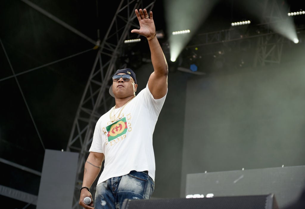 LL Cool J performs onstage LL Cool J performs onstage