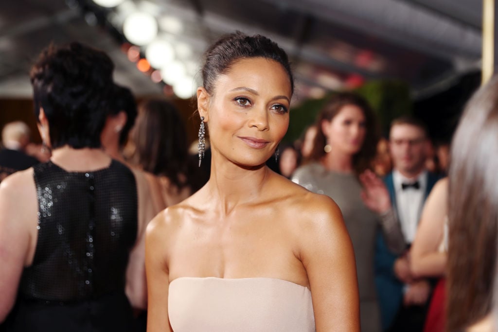 Actor Thandie Newton walks the red carpet during the 69th Annual Primetime Emmy Awards at Microsoft Theater on September 17, 2017 in Los Angeles, California. Actor Thandie Newton walks the red carpet during the 69th Annual Primetime Emmy Awards at Microsoft Theater on September 17, 2017 in Los Angeles, California.