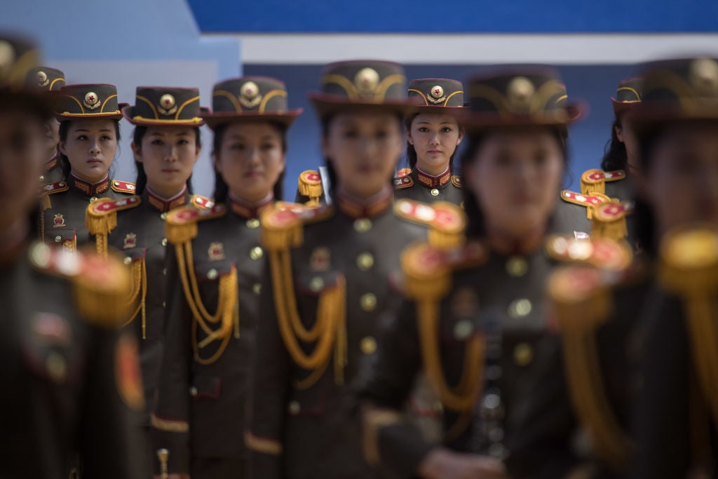 female members of the north korean army