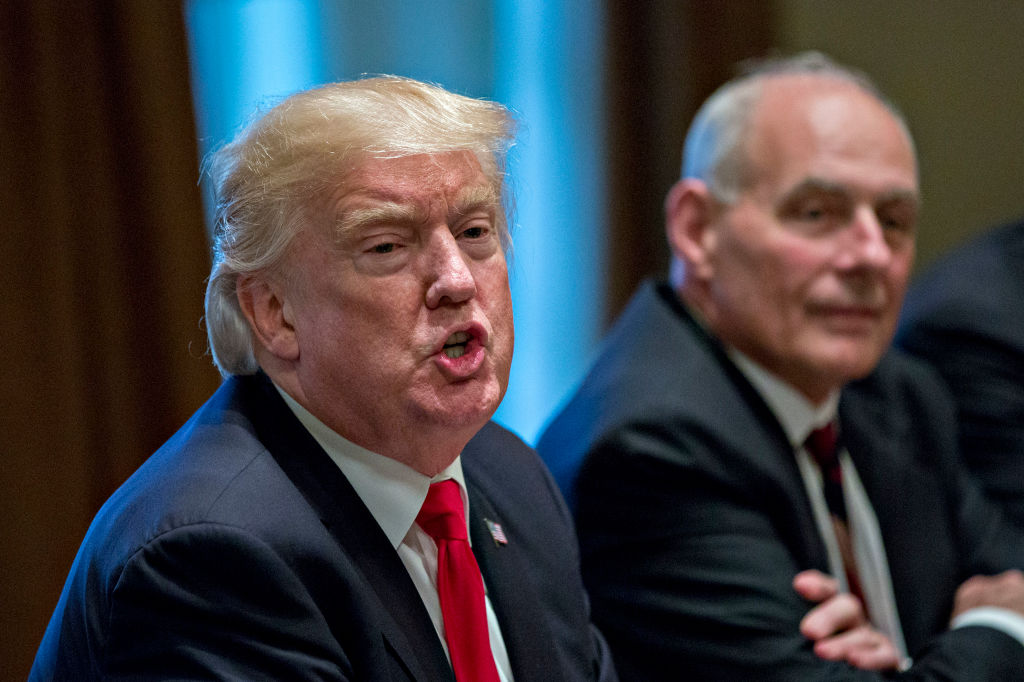 Trump speaks with john kelly Trump speaks with john kelly
