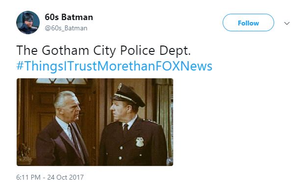 A Tweet about the Gotham PD A Tweet about the Gotham PD