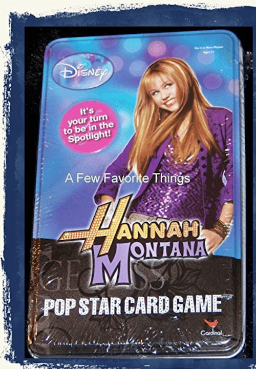 A Hannah Montana Pop Star Card Game.