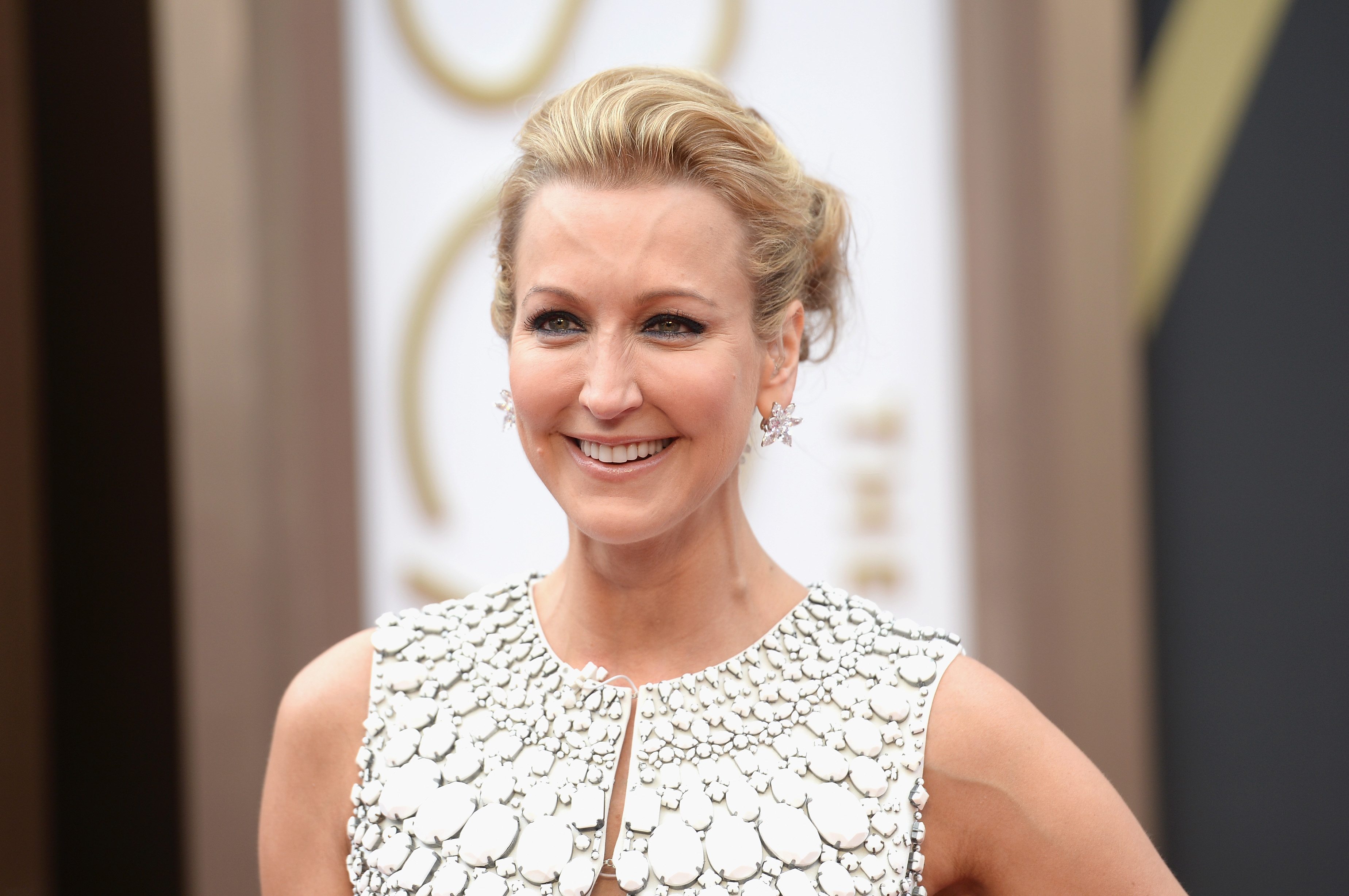 TV Personality Lara Spencer attends the 2014 Oscars.