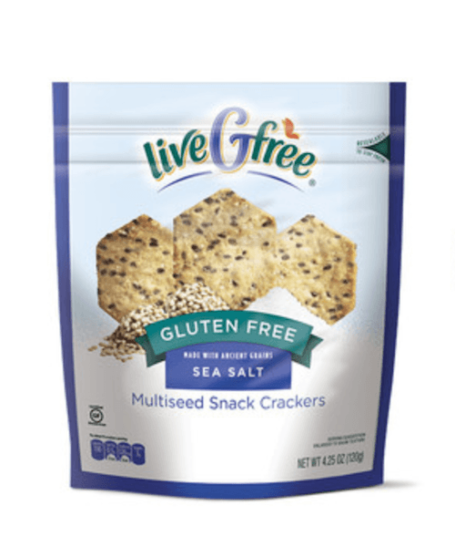 A pack of multiseed snack crackers. A pack of multiseed snack crackers.