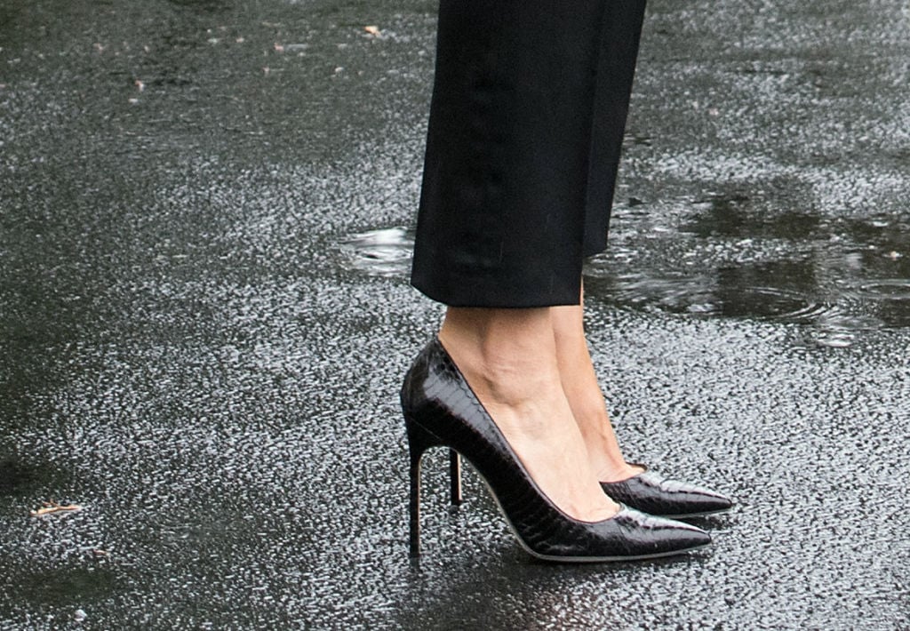 Melania Trump heels Texas