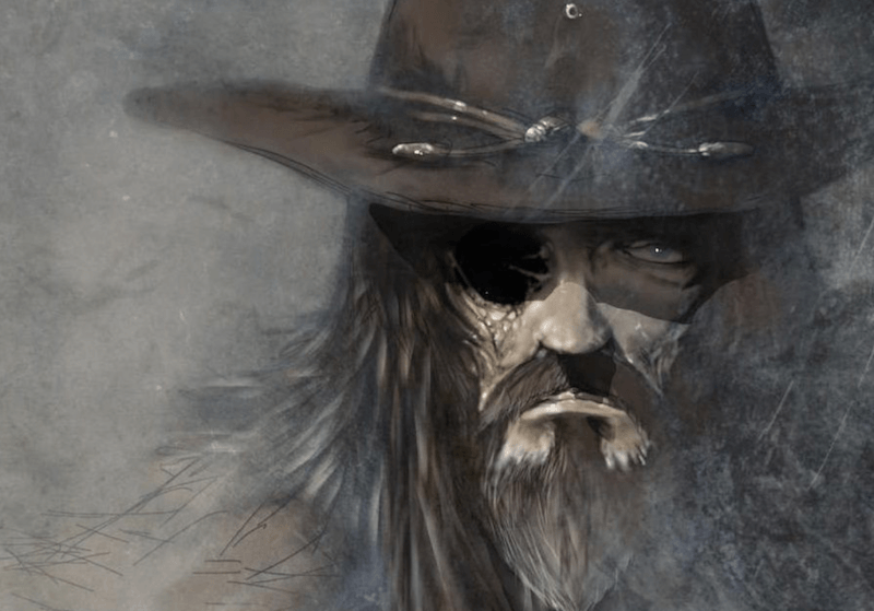 An old man version of Carl from the Walking Dead An old man version of Carl from the Walking Dead