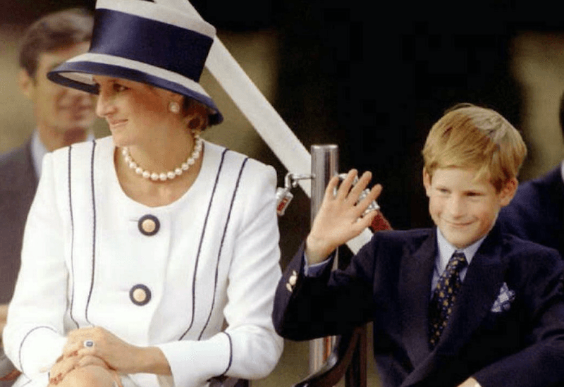 Princess Diana and Prince Harry