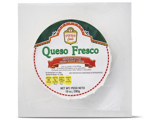 A pack of Pueblo Linda Quest Fresco cheese. A pack of Pueblo Linda Quest Fresco cheese.