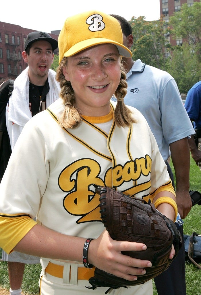 Actress Sammi Kane Kraft trains for her role in Bad News Bears.