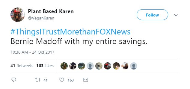 A Tweet about scam artist Bernie Madoff A Tweet about scam artist Bernie Madoff