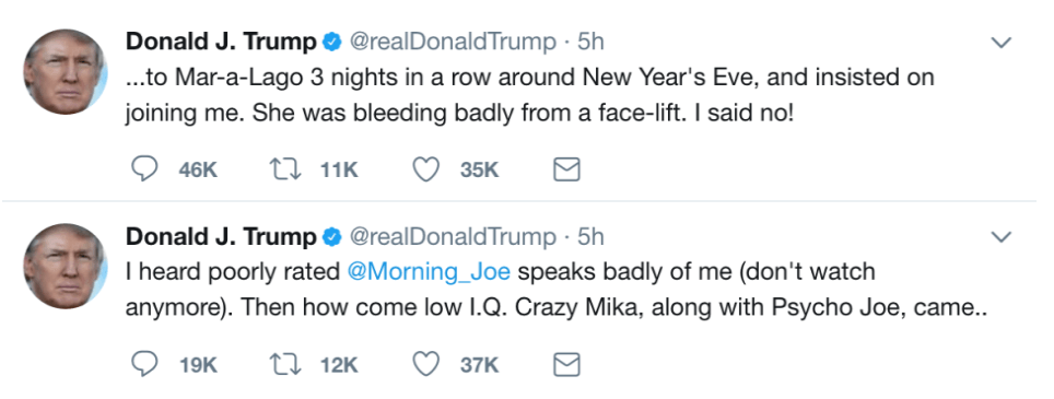 a sexist tweet by Trump