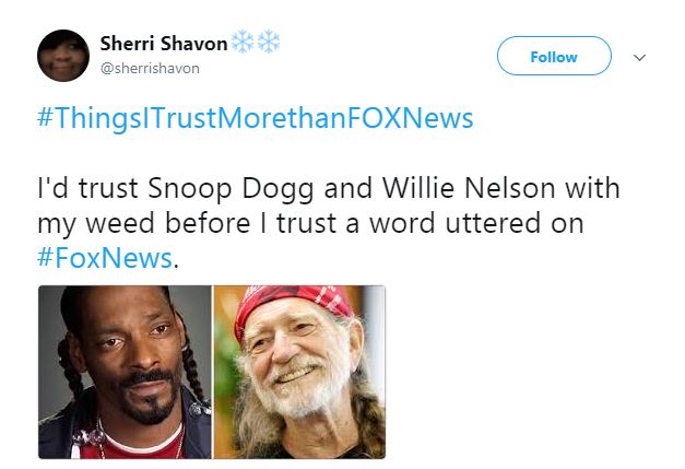 A Tweet of Snoop Dogg and Willie A Tweet of Snoop Dogg and Willie