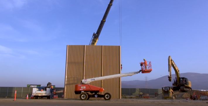 Trump wall prototype Trump border wall