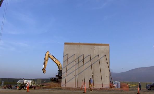 Trump wall prototype Trump wall prototype