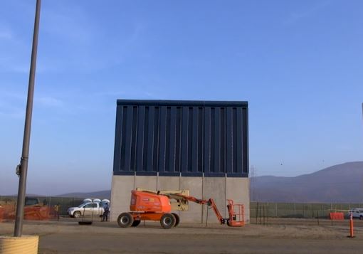 Trump wall prototype Trump wall prototype