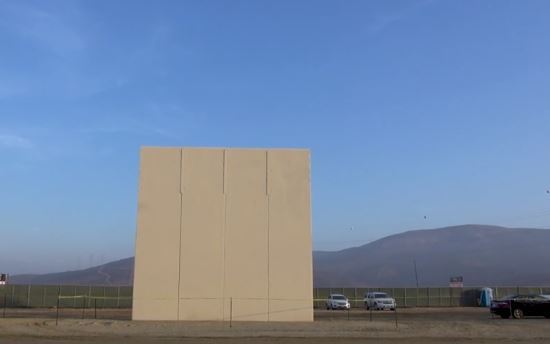 Trump wall prototype Trump wall prototype