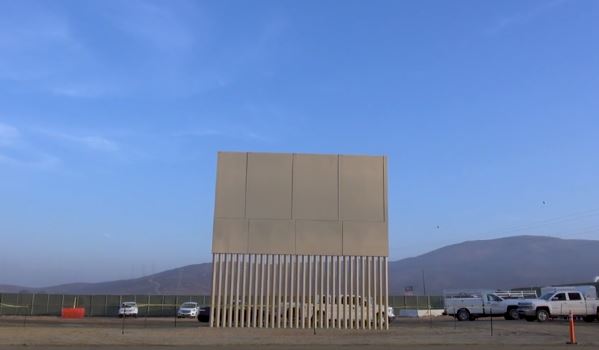Trump wall prototype Trump wall prototype