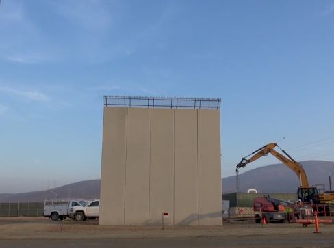 Trump wall prototype