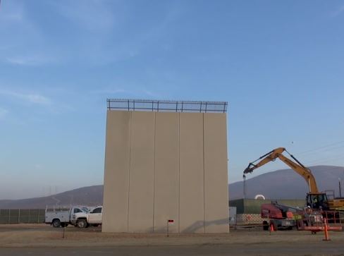 Trump wall prototype Trump wall prototype