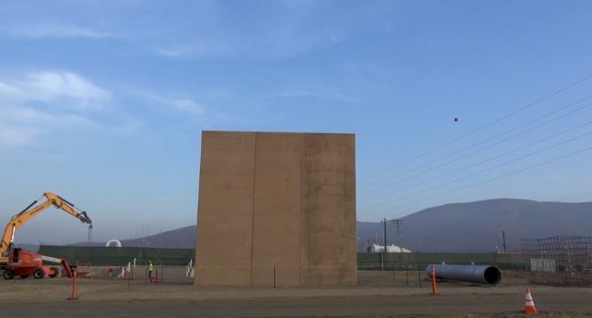 Trump wall prototype Trump wall prototype
