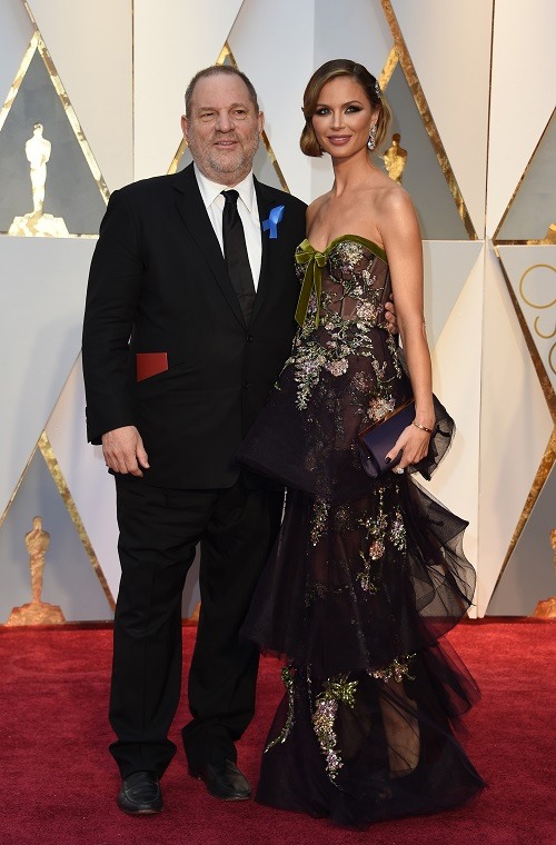 Harvey Weinstein and Georgina Chapman at Oscars Harvey Weinstein and wife Georgina Chapman