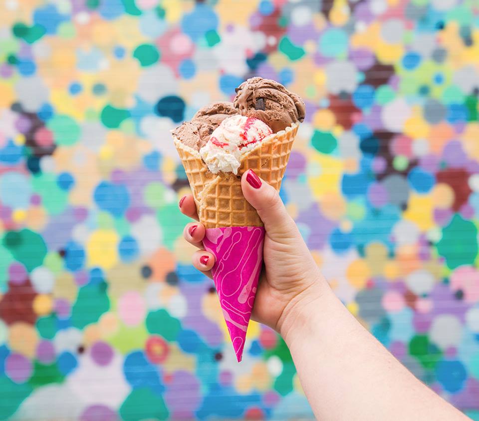 Baskin-Robbins ice cream cone
