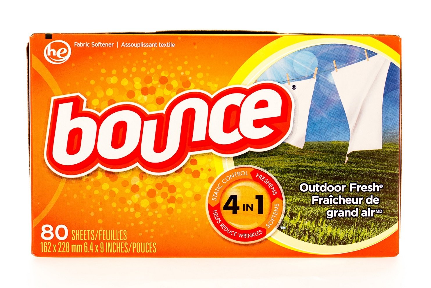 Bounce dryer sheets