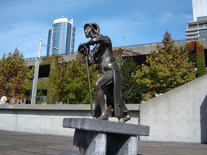 Christopher Columbus Statue Seattle