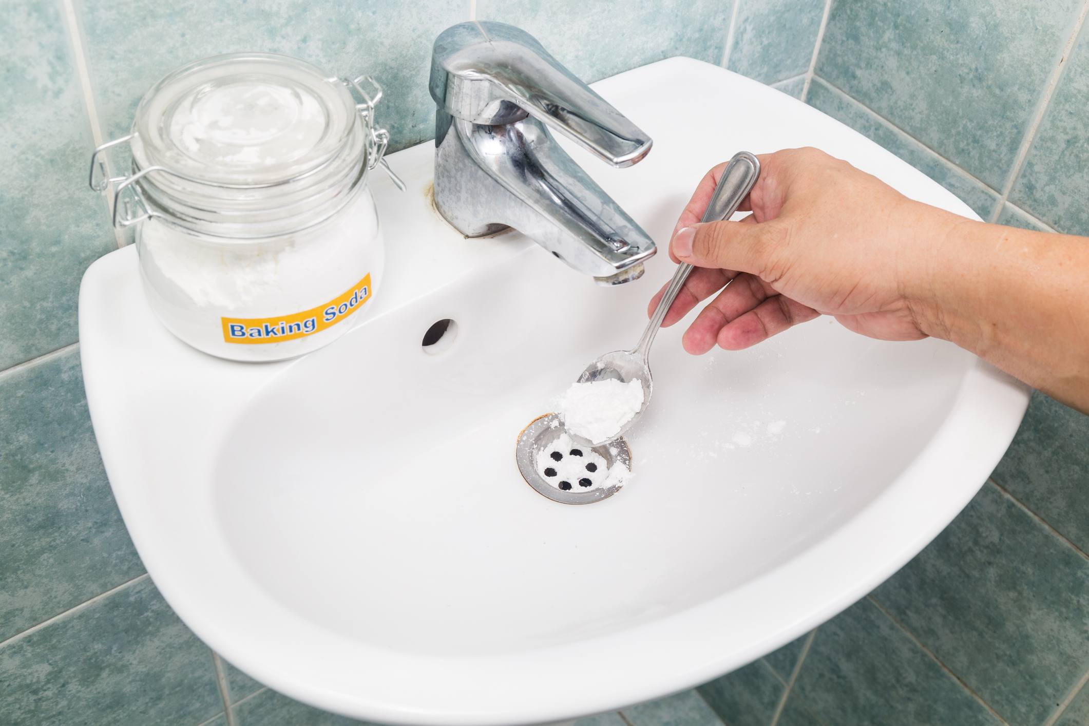 Clogged sink drain