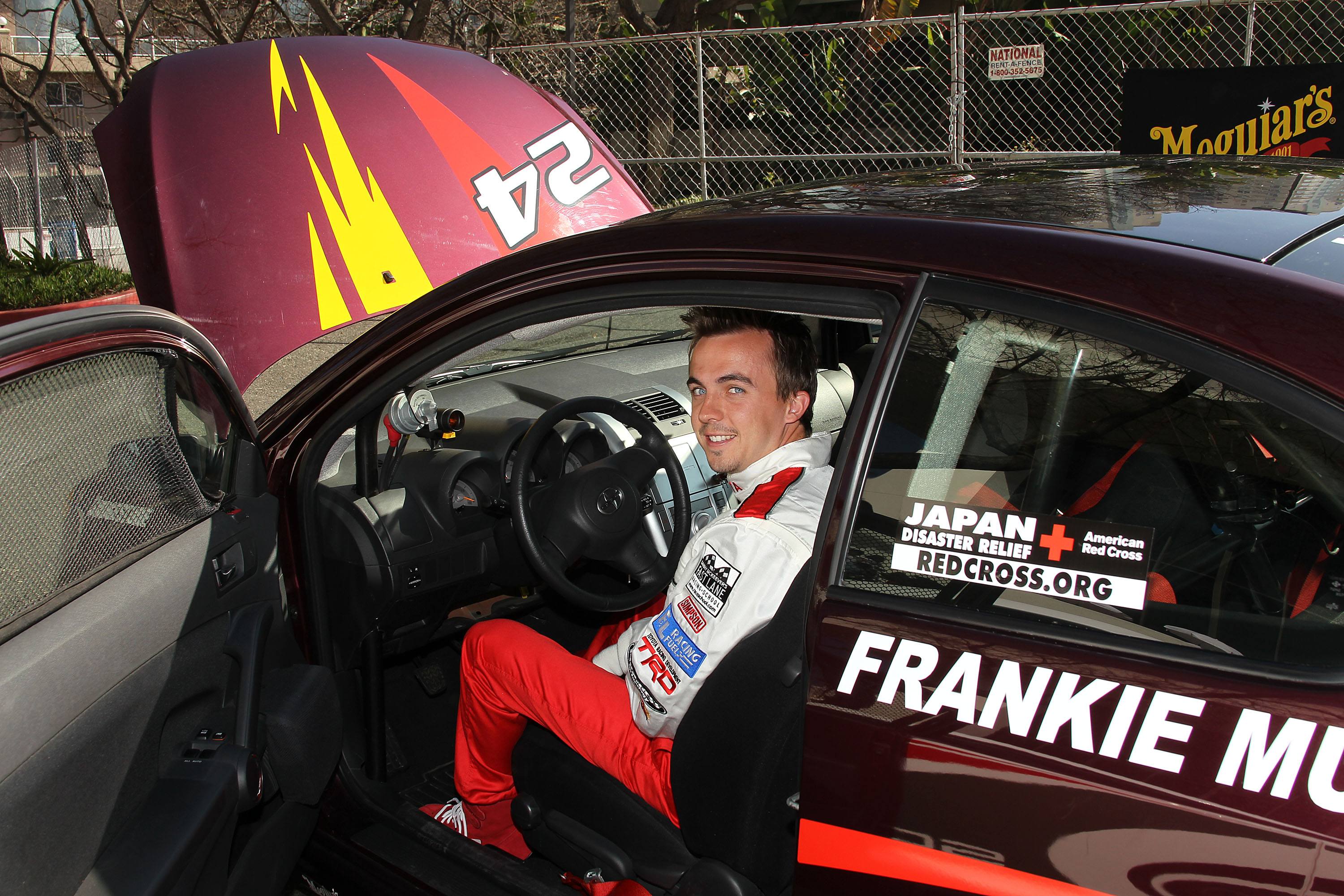 Frankie Muniz at the the 35th Annual Toyota Pro/Celebrity Race practice in 2011