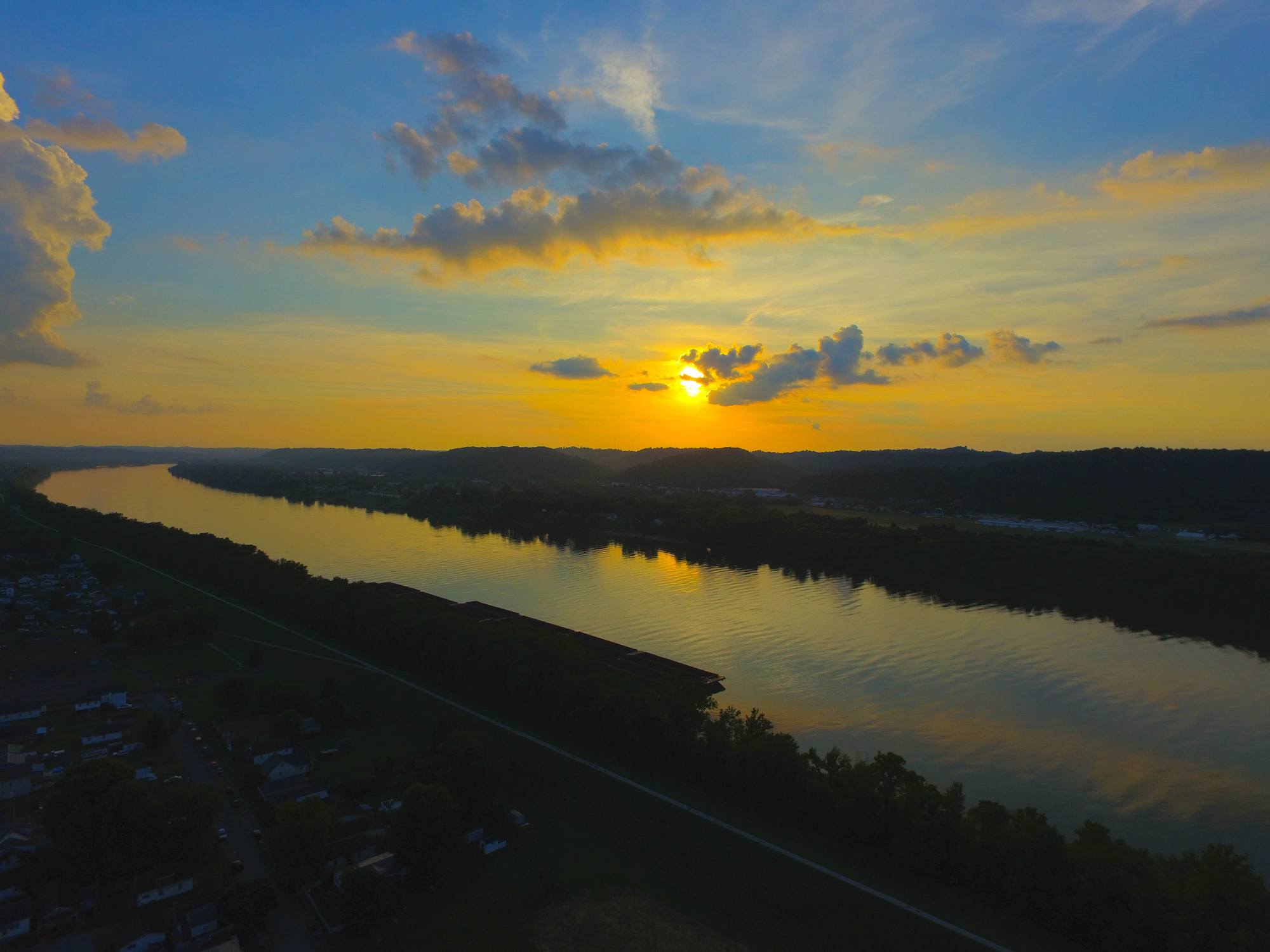 Huntington West virginia sunset