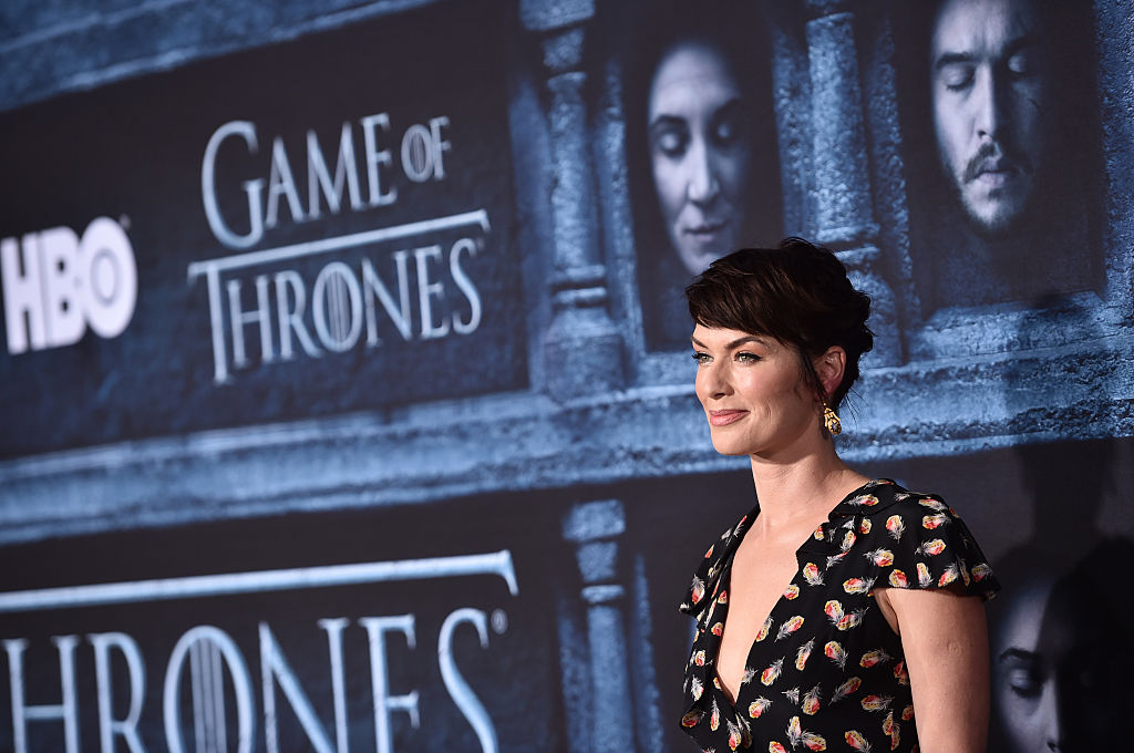 Lena Headey at the premiere of Game of Thrones Season 6.