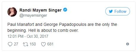 a tweet about manafort and papadopoulos a tweet about manafort and papadopoulos