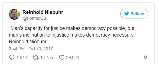 James comey philosophy tweet James comey philosophy tweet